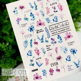 Рифлений слайдер RichColor 011 на водяній основі (6.5x9.5см)