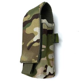 Подсумок под турникет закрытый поликордура Мультикам (olive) Molle