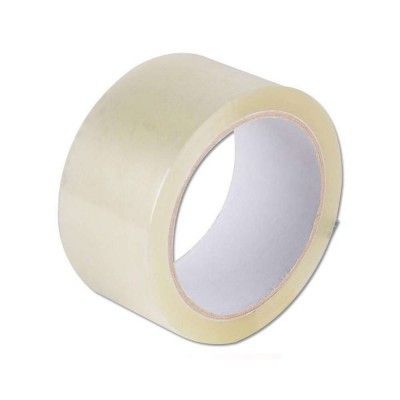 Скотч 55 мкм 45мм*40 метрів прозорий пакувальний | Зображення 2