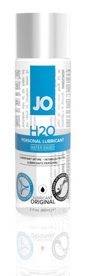Змазка на водній основі JO H2O ORIGINAL (60 мл) оліїста і гладенька, рослинний гліцерин Sex Aura