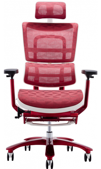 Кресло офисное GT RACER X-815L WHITERED | Зображення 4