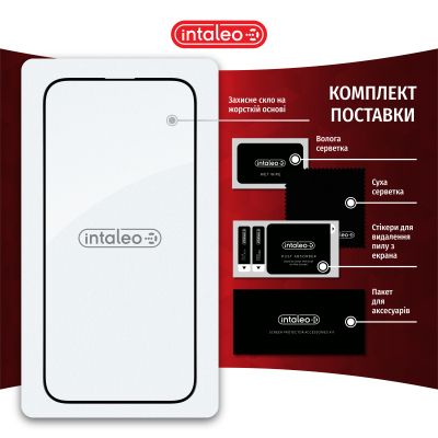 Стекло защитное Intaleo Full Glue MOTO G32 Black (1283126544330) | Зображення 7