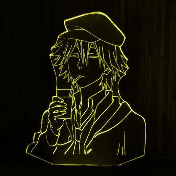 Акриловий світильник-нічник Рампо Едогава жовтий tty-n001622