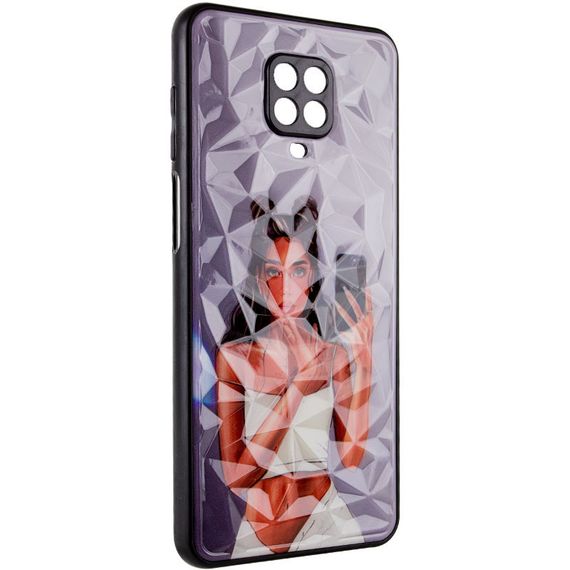 TPU+PC чохол Prisma Ladies для Xiaomi Redmi Note 9s / Note 9 Pro / Note 9 Pro Max TPU+PC, Black in White