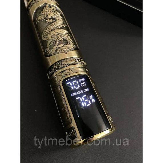 Машинка для стрижки волос головы усов и бороды USB триммер Vintage с LED дисплеем | Зображення 6