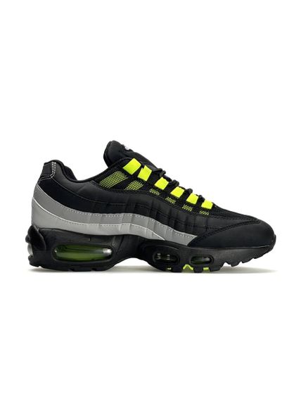 Мужские кроссовки Air Max 95 Black Grey Lime весна / лето / осень A3859 43 27.5 см | Зображення 2