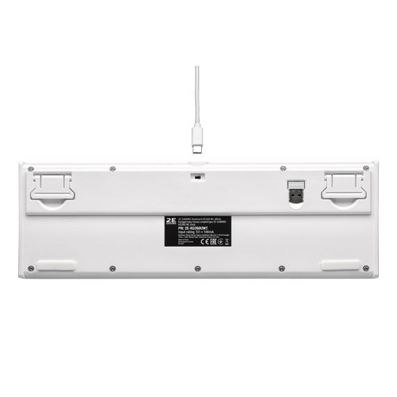 Клавіатура 2E GAMING KG360 RGB 68key Wireless White (2E-KG360UWT) | Зображення 3