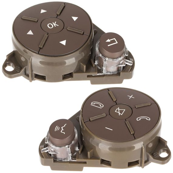 Mercedes GLK-CLASS (08-15) перемикач мультимедії на кермі світло-коричневий (комплект), 2048210151 Мерседес ГЛК-Клас