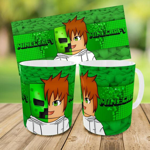 Набор: детская сумка-бананка+кружка Майнкрафт "Minecraft" 32х15см,бананка для мальчика через плечо (00923) | Зображення 2