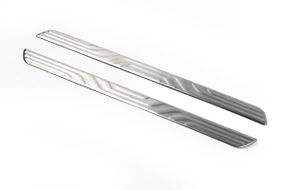 Накладки на внутрішні пороги OmsaLine (2 шт., нерж) для Renault Megane IV 2016-2024 рр