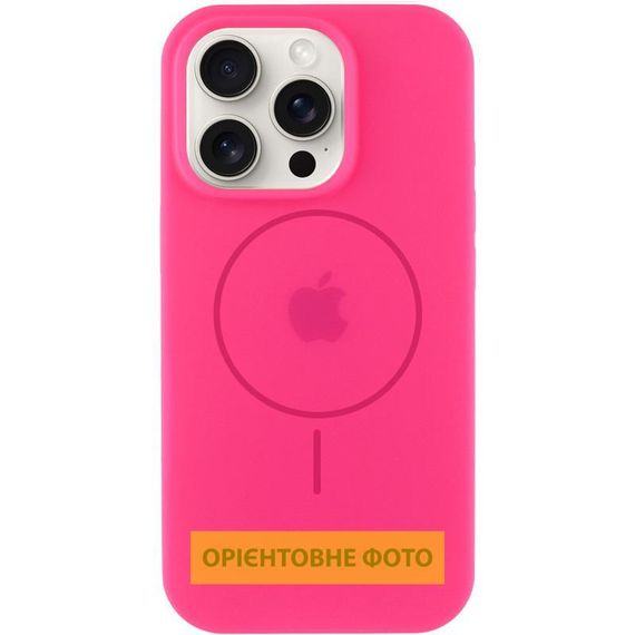 Чохол Silicone Case Full Protective (AA) V2 with MagSafe для Apple iPhone 14 Pro (6.1") Бежевий / Desert Gold Рожевий / Barbie pink