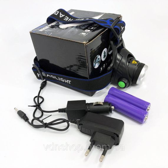 Ліхтар акумуляторний для риболовлі PLD-T115-PM30-TG, Головний ліхтар для активного відпочинку QA-49 | Зображення 6