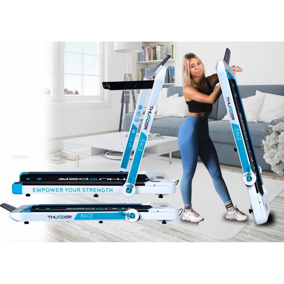 Бігова доріжка THUNDER Race White | Зображення 9