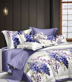 Комплект постельного белья SoundSleep Lavender бязь Евро 200х220 см лавандовый (2800004737968)
