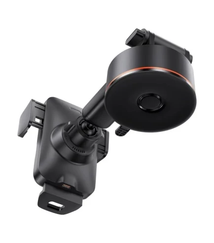 Тримач для мобільного автотримач з бездротовою зарядкою Baseus Wisdom Auto Alignment 15W | Зображення 4