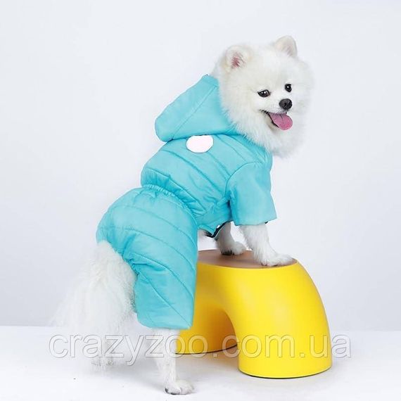 Комбинезон для собак и котов EcoToys Sky Blue XXXL голубой A: 42 см B: 57 см C: 40 см 6956 | Зображення 4