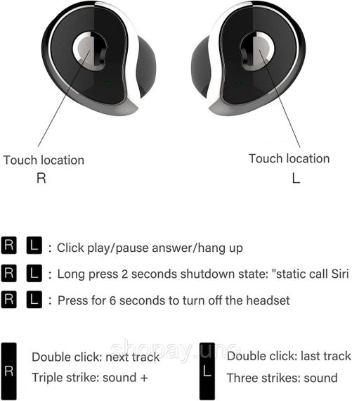 Бездротові Bluetooth-наушники MDR HBQ SE6 TWS ∙ Наушники TWS HBQ SE6 бездротові легкі кристально чистий звук | Зображення 4