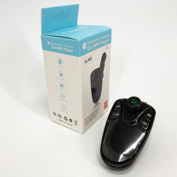 Якісний фм модулятор FM M1, Пристрій для музики в авто, Bluetooth FM трансмітер блютуз трансмітер NT-80 | Зображення 4