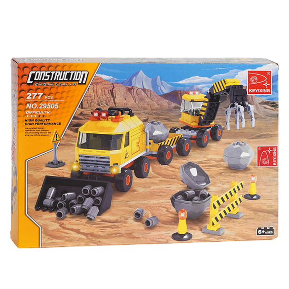Конструктор Строительная техника 277 деталей AUSINI