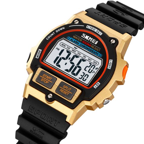 Годинник наручний Skmei 2263BKGD Black-Gold | Зображення 2
