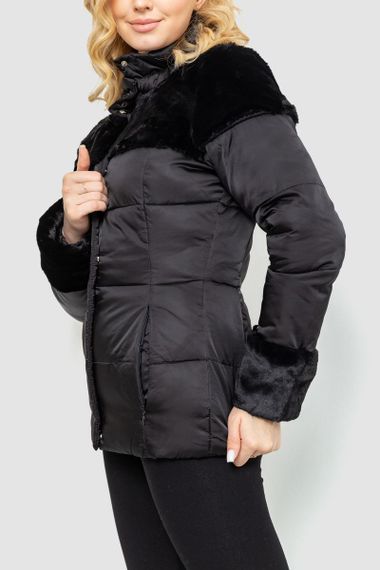 Куртка жіноча демісезонна, колір чорний, 235R6929 | Зображення 2