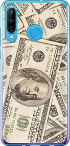 Чехол на Huawei P30 Lite Доллары "3016u-1651-17620"