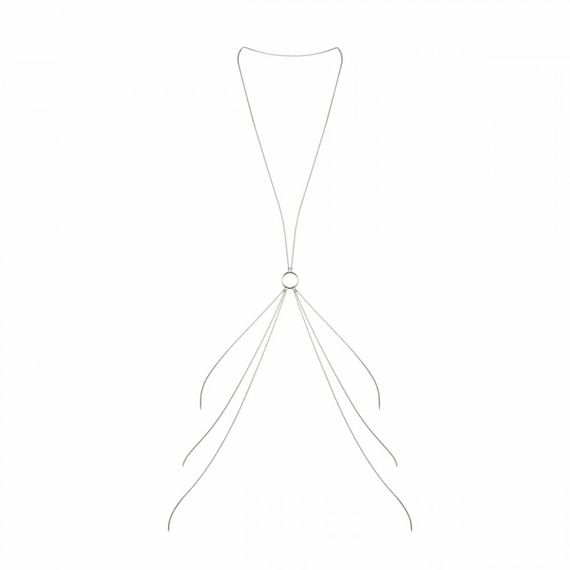 Ланцюжок для тіла Bijoux Indiscrets Magnifique 8 Body Chain — Silver | Зображення 2