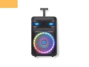 Портативна колонка бумбокс XPRO NDR-Q15 валіза 30Вт, USB, SD, FM радіо, Bluetooth, 1 мікрофон, ДК (MER-15685)