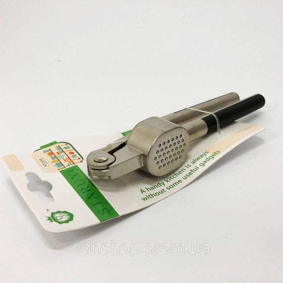 Пресс для чеснока UNIQUE UN-1761 чеснокодавка ручная металлическая AX-39 | Зображення 3