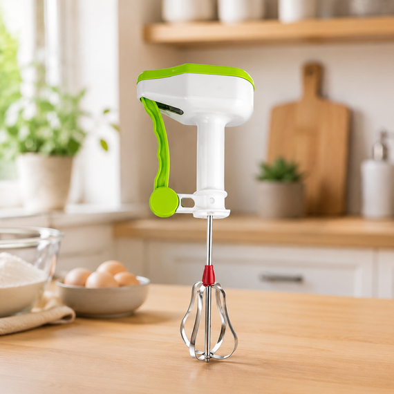 Ручной миксер Easy Flow Blender / Полуавтоматический механический венчик для сбивания портативный беспроводной | Зображення 1