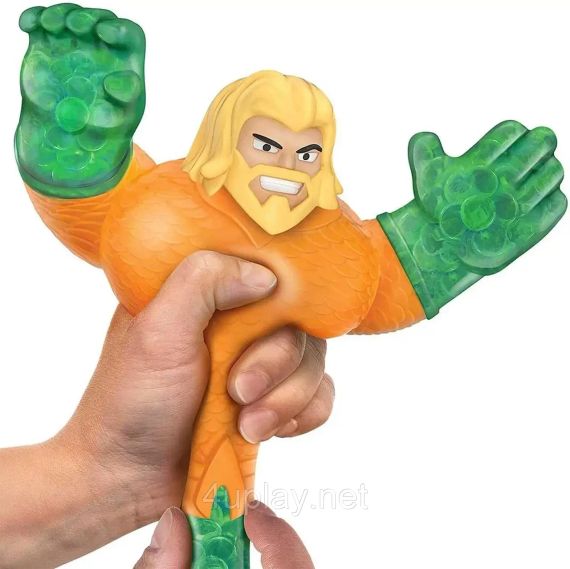 Набір Heroes of Goo Jit Zu Licensed DC 4-Pack Оригінал Герої Гуджитсу: Аквамен, Бетмен, Супермен, Флеш | Зображення 4