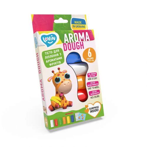 Набор для лепки с тестом "Lovin Aroma Dough", 6 цветов | Зображення 1