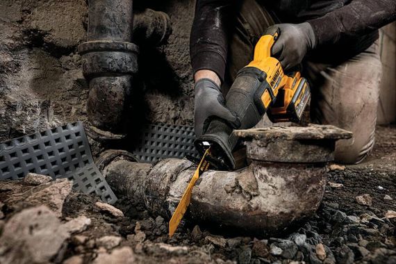 Пила сабельная аккумуляторная 54В DeWALT DCS389T2 | Зображення 5