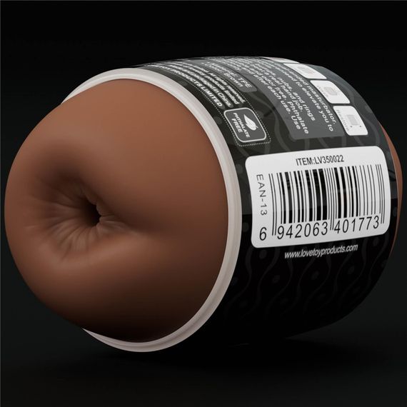 Мастурбатор - Slider Double-Ended Masturbator Vagina and Anus Brown | Зображення 3