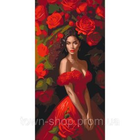 Картина по номерам "Искушение в красном" 10145-AC 40х80 см