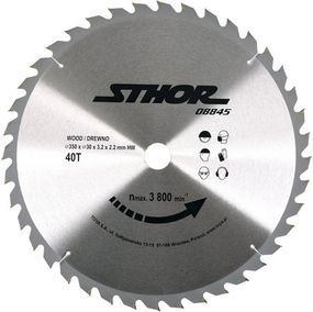 Диск пильний по дереву Ø-350/30х3,2мм 40 зубів Польща STHOR-08845