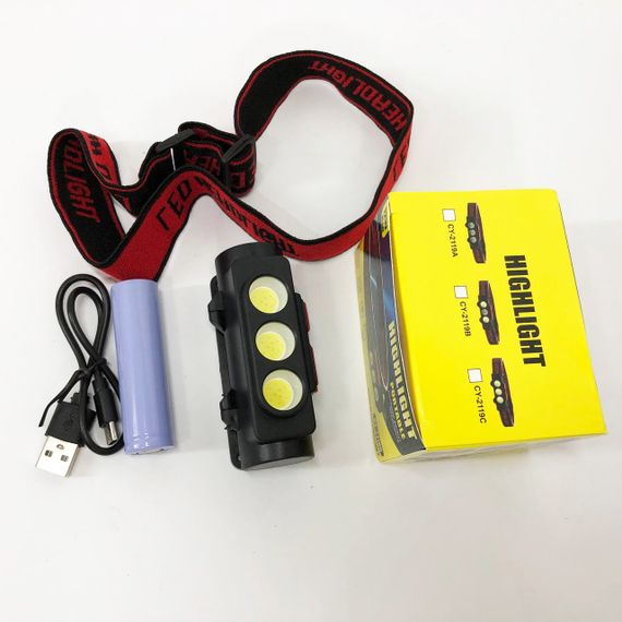 Фонарь для спасателей на голову, Фонарик на голову для работы Фонарь головы со светодиодами QN-41 | Зображення 7