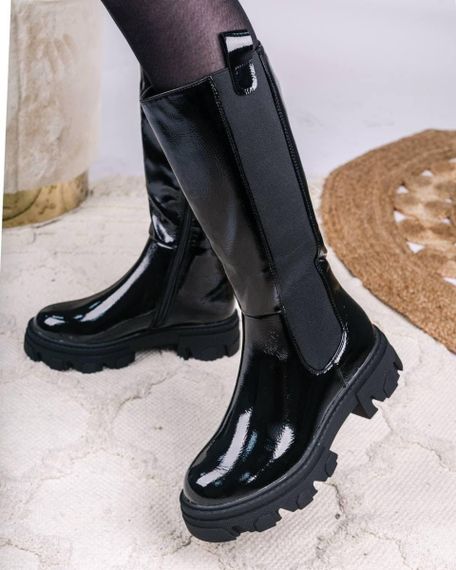 Чоботи жіночі Fashion Guard 3257 37 розмір 24 см Чорний | Зображення 8