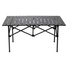 Стіл для пікніка складаний 95*55*50 см Чорний SJ-0015-2