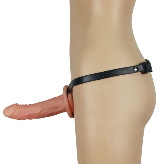 Порожнистий страпон - Unisex Hollow Strap On 6.5" | Зображення 4