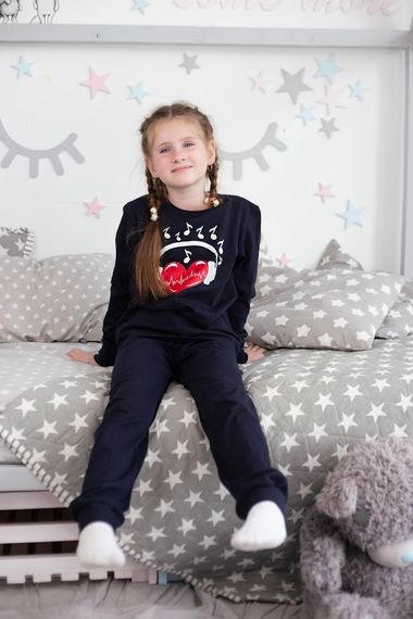 Піжама дитяча "Family look" Носи своє 128 Синій (p-13442-149856)