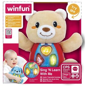 Інтерактивна іграшка WinFun Ведмедик 0681-01 16 см