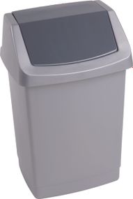 Контейнер для сміття з поворотною кришкою Curver (Курвер) Click-It 25 л (04044) Сірий