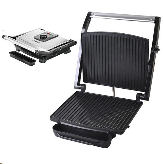 Гриль контактный Sokany KJ202SS 2000 Вт | Зображення 6