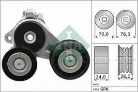 Натяжна планка поліклінового ременя FORD FOCUS II (DA, HCP, DP) 1.8 TDCi 0704 - 0913 (Вир-во INA) INA 534030910 на FORD FOCUS II (DA_)