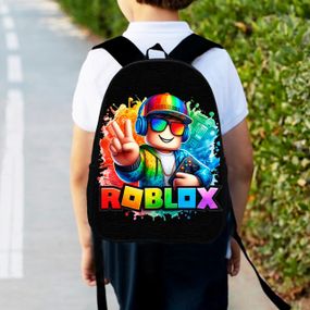 Рюкзак дитячий Роблокс 34х27 см ранець Roblox міський c принтом для хлопчика (00498)