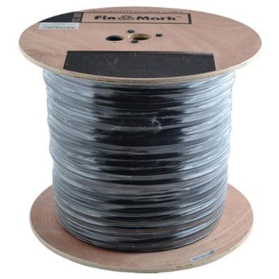 Кабель сетевой FinMark UTP CAT5e 4P 24AWG PE-M B 305m Drum, внешний, проволка 1,2мм (049317) | Зображення 1