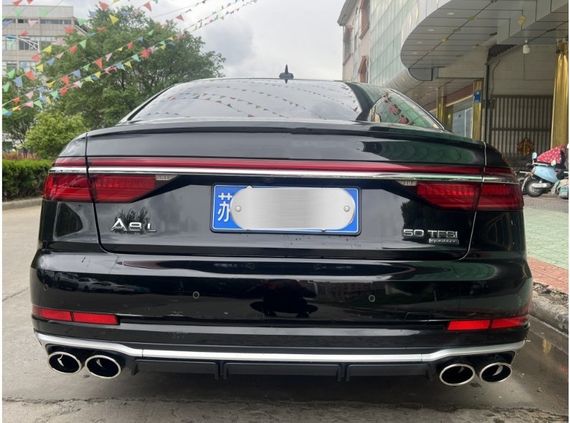 Задній дифузор з насадками S-Style (2022-2025) для Ауди A8 2018- рр