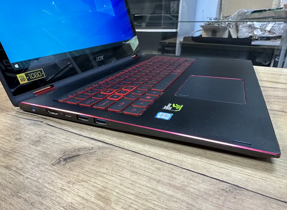 Ноутбук  Acer Nitro Spin 5 15.6  FHD IPS Touch i5 8250U/8Gb/SSD512Gb/GTX 1050 Б/У | Зображення 2
