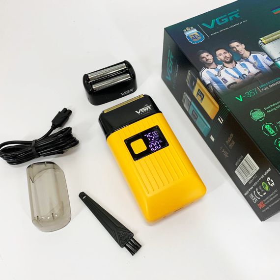 Мужская беспроводная электрическая бритва, Компактная электробритва мужская, Бритва для сухого бритья DP-25 | Зображення 7